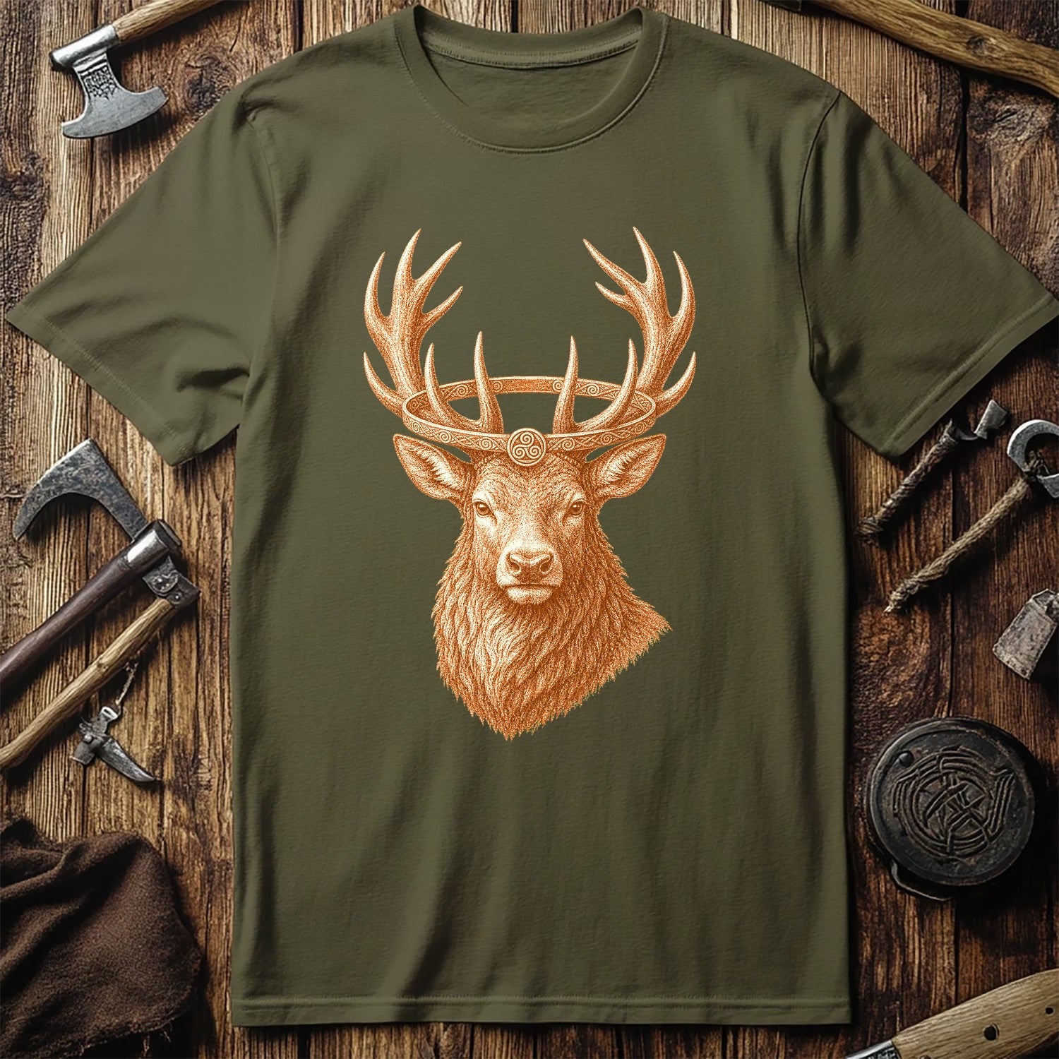 Stag King Viking T-Shirt US