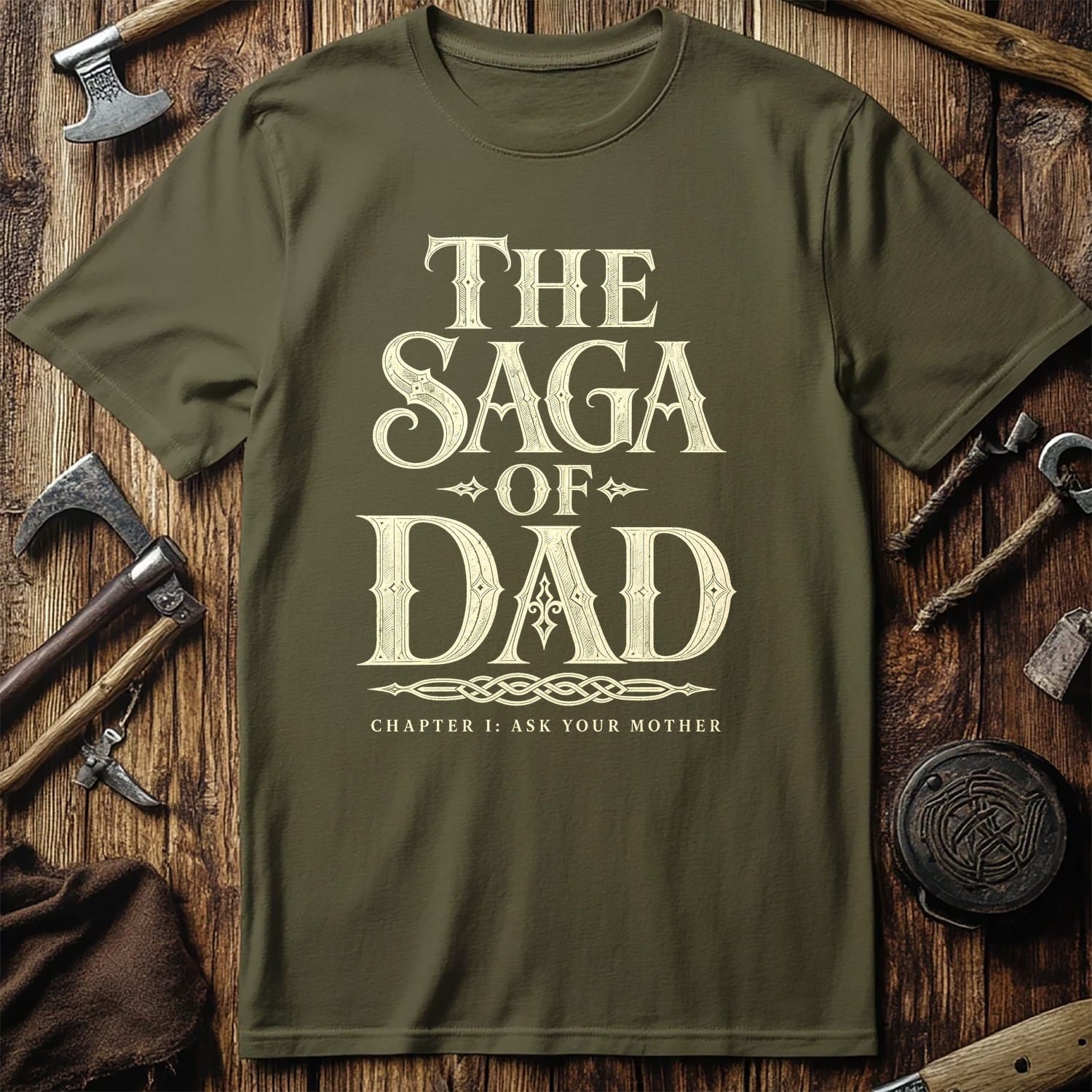 The Saga Of Dad Viking T-Shirt EU