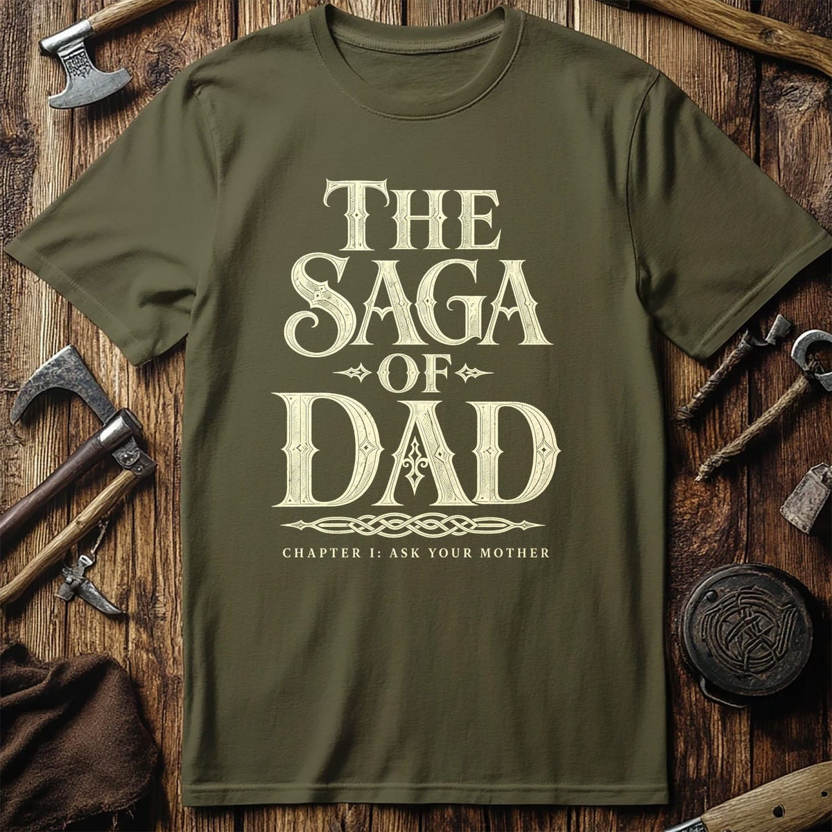 The Saga Of Dad Viking T-Shirt EU