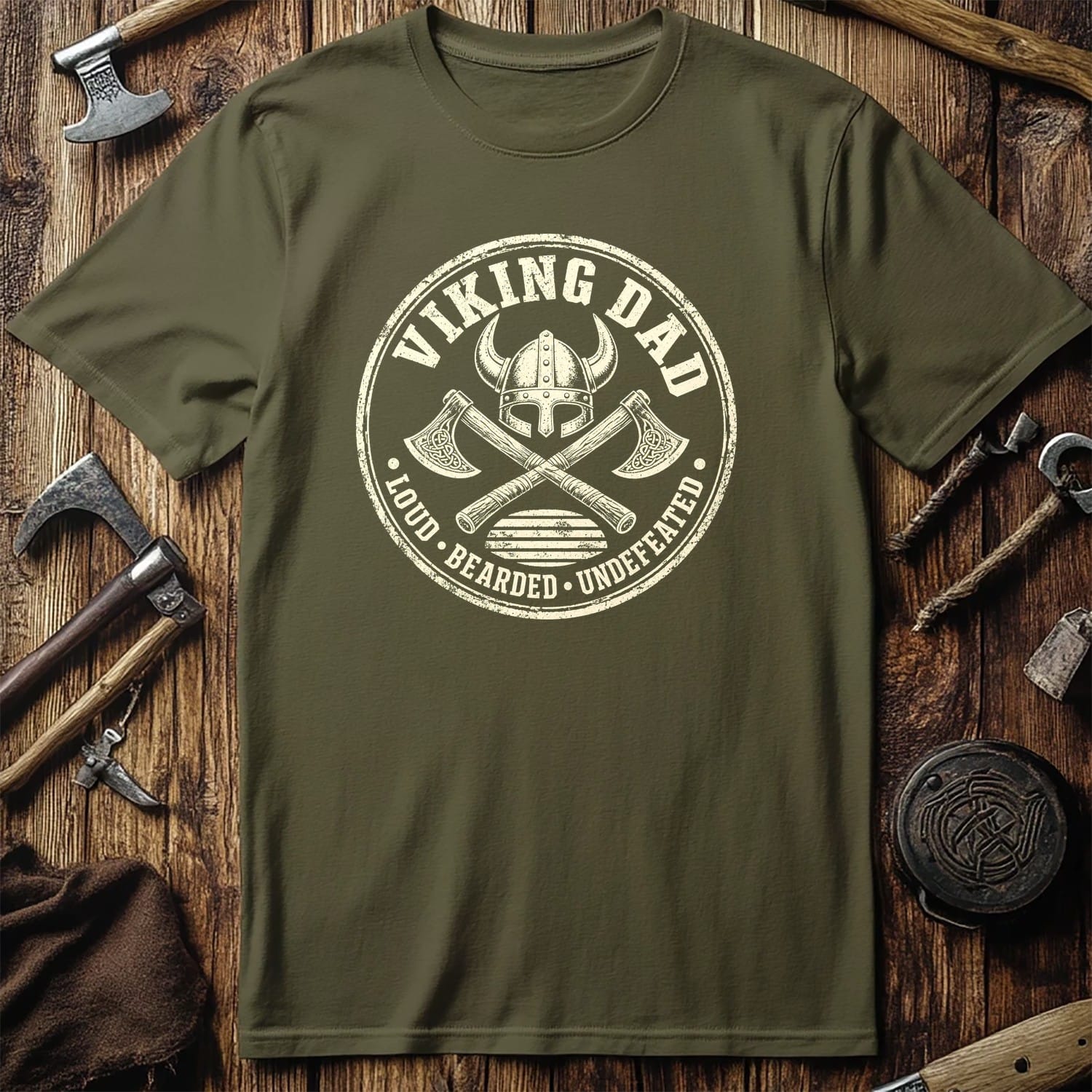 Viking Dad Viking T-Shirt EU
