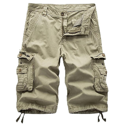 Mens Cargo Shorts Withe Multi Pockets
