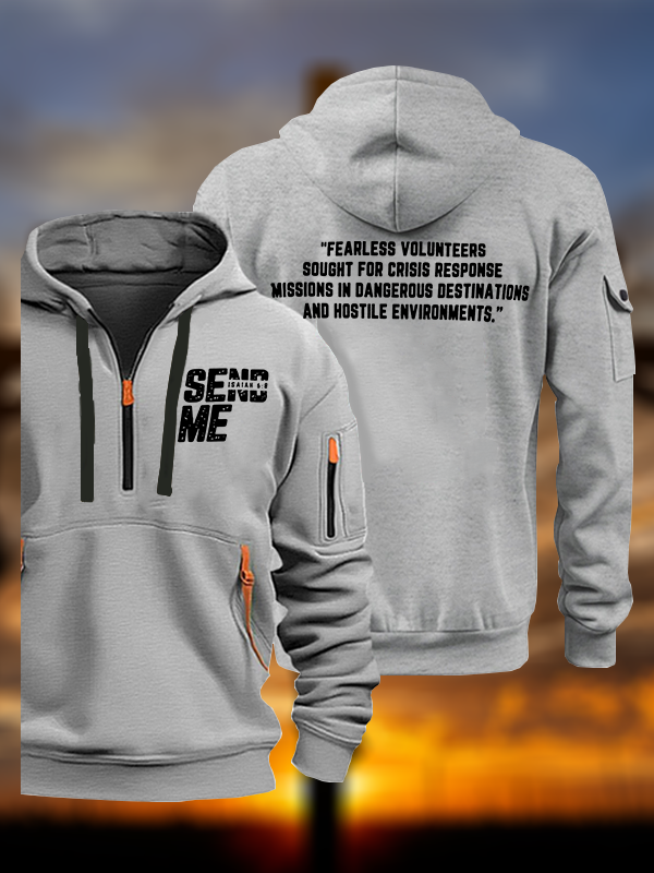 SEND ME - Isaiah 6:8 Jesus God Christian Zipper Hoodies