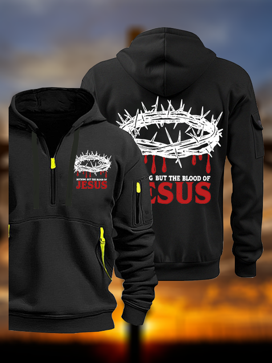 Blood Of Jesus Jesus God Christian Zipper Hoodies