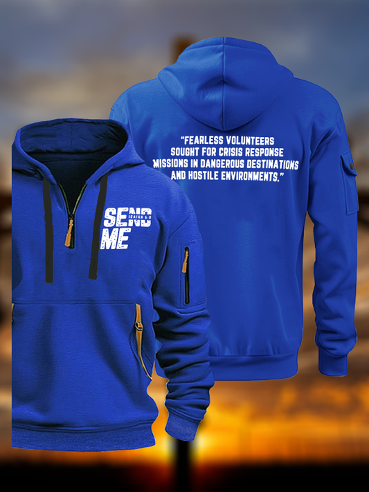 SEND ME - Isaiah 6:8 Jesus God Christian Zipper Hoodies