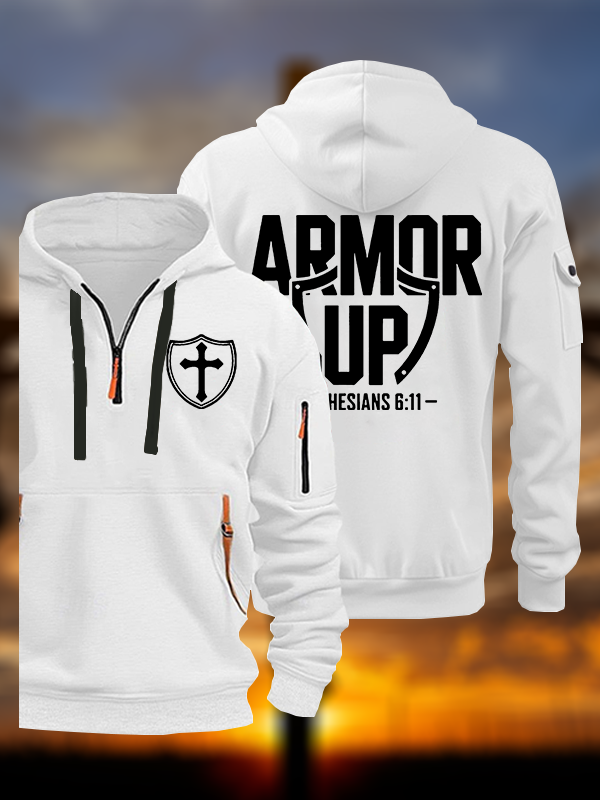 Armor Up Jesus God Christian Zipper Hoodies