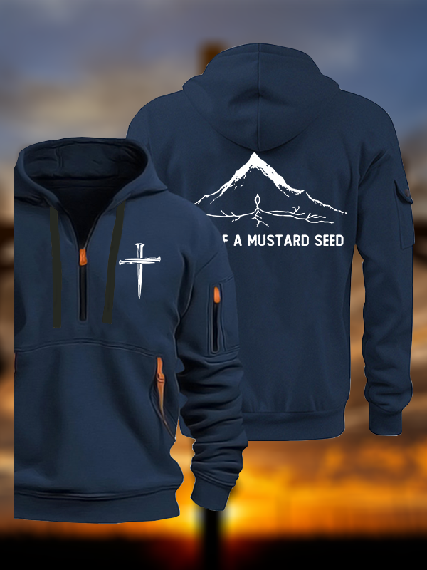 Faith Of A Mustard Seed Jesus God Christian Zipper Hoodies