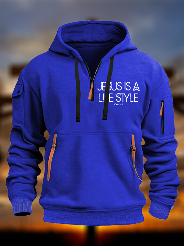 Jesus Is A Life Style Jesus God Christian Zipper Hoodies