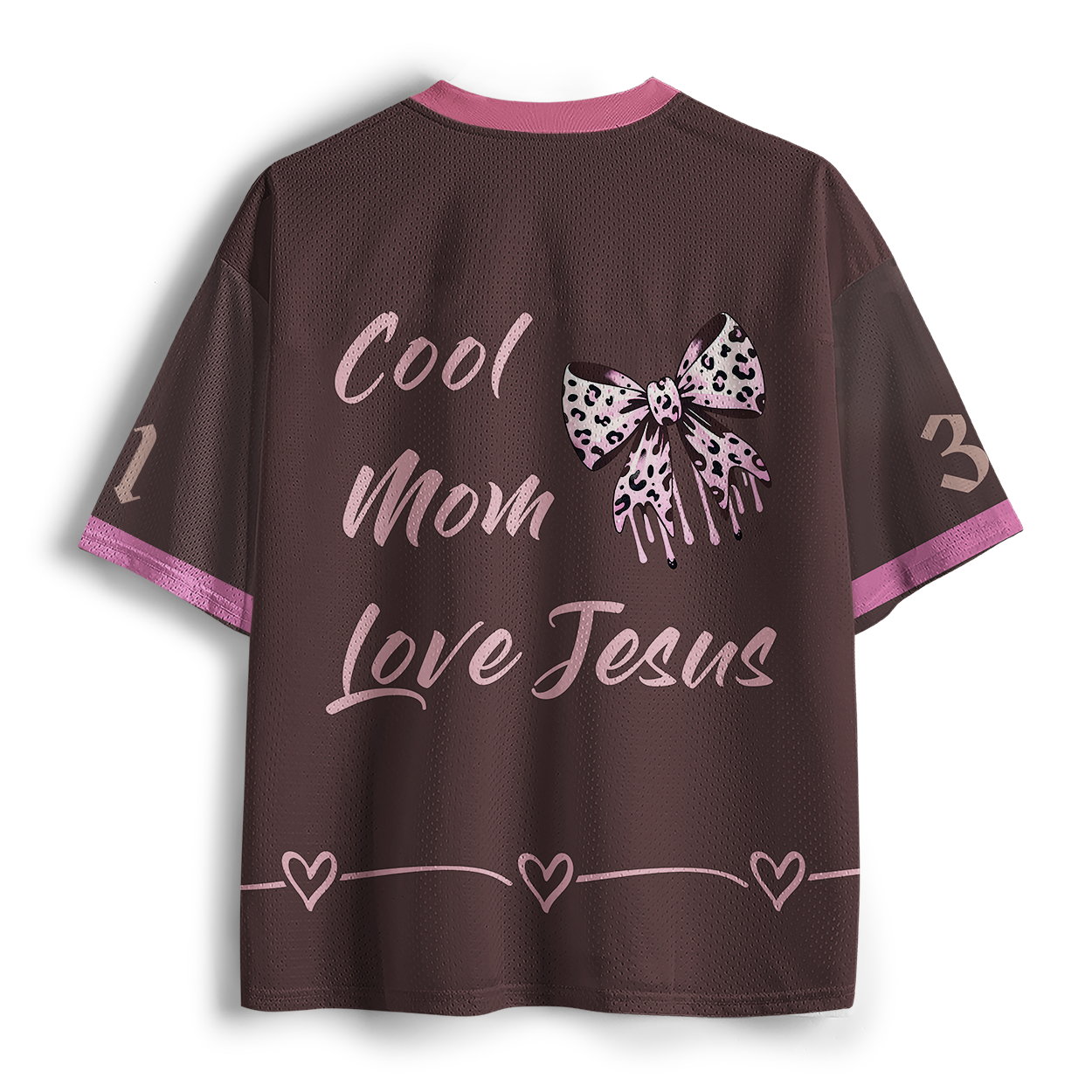 Cool Mom Love Jesus Christian Mesh Jersey
