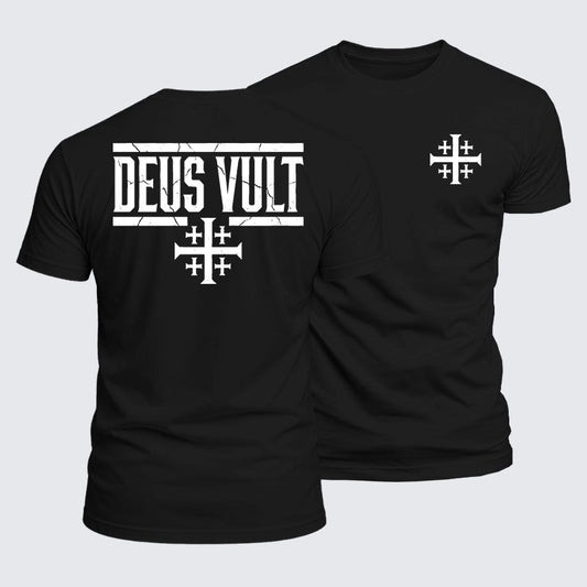 Luxe Mercerized Cotton Tee - Deus Vult