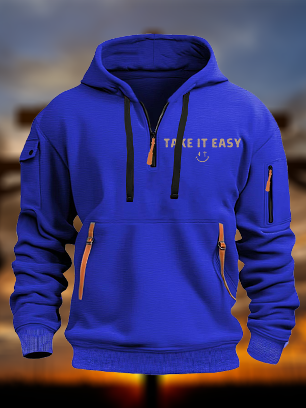 Take It Easy Jesus God Christian Zipper Hoodies
