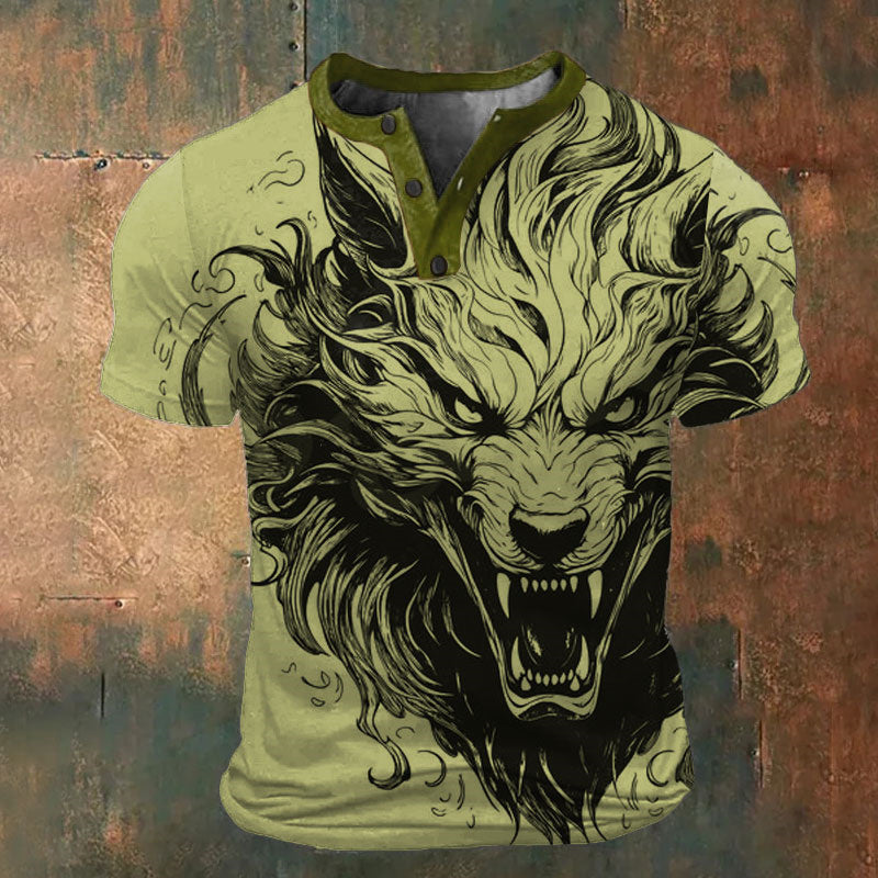 Animal Fashion Retro Vintage Classic Men's 3D Printed T-Shirt