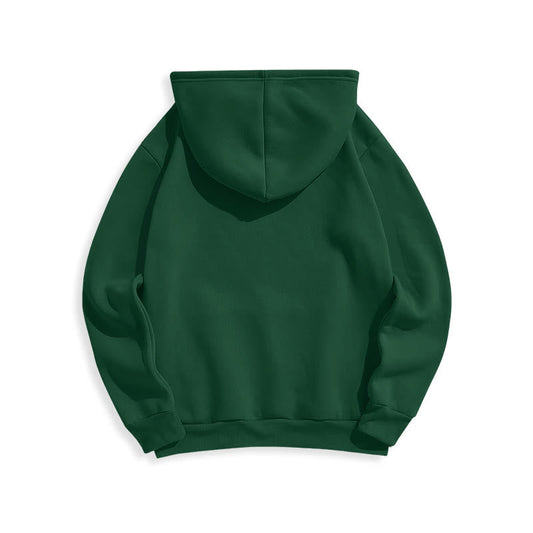 Quotation Style Saved By Grace Crown Fleece Lined Polyester Hoodie