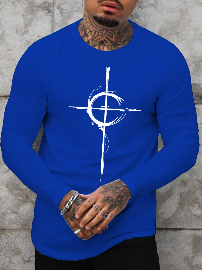 Cross Men's Long Sleeve T-Shirt