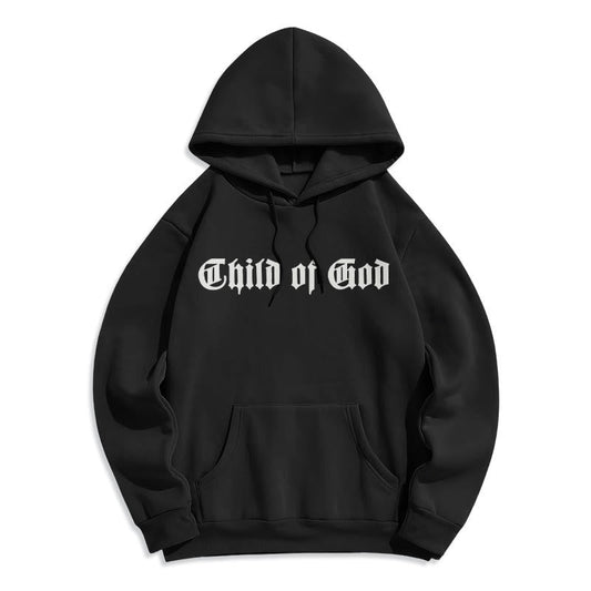Child of God Scripture Fleece Lined Polyester Hoodie