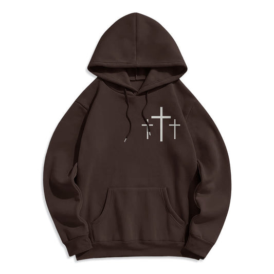 2 Corinthians 5:7 Faith Fleece Lined Polyester Hoodie