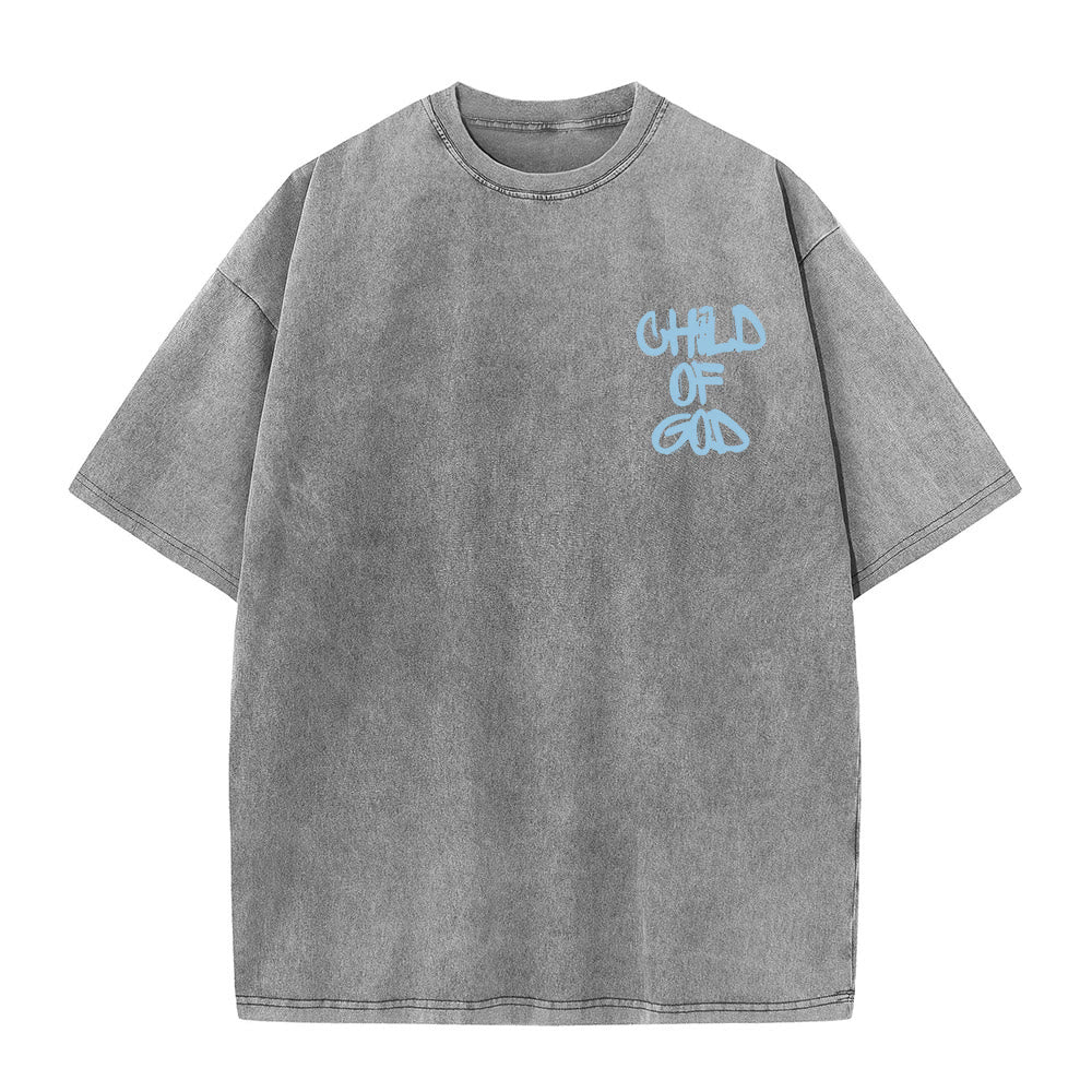Christianartworkshop "CHILD OF GOD" Adult Washed T-Shirt