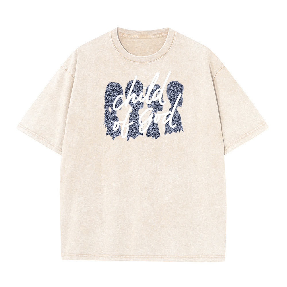 Christianartworkshop Child of God Unisex Washed T-Shirt