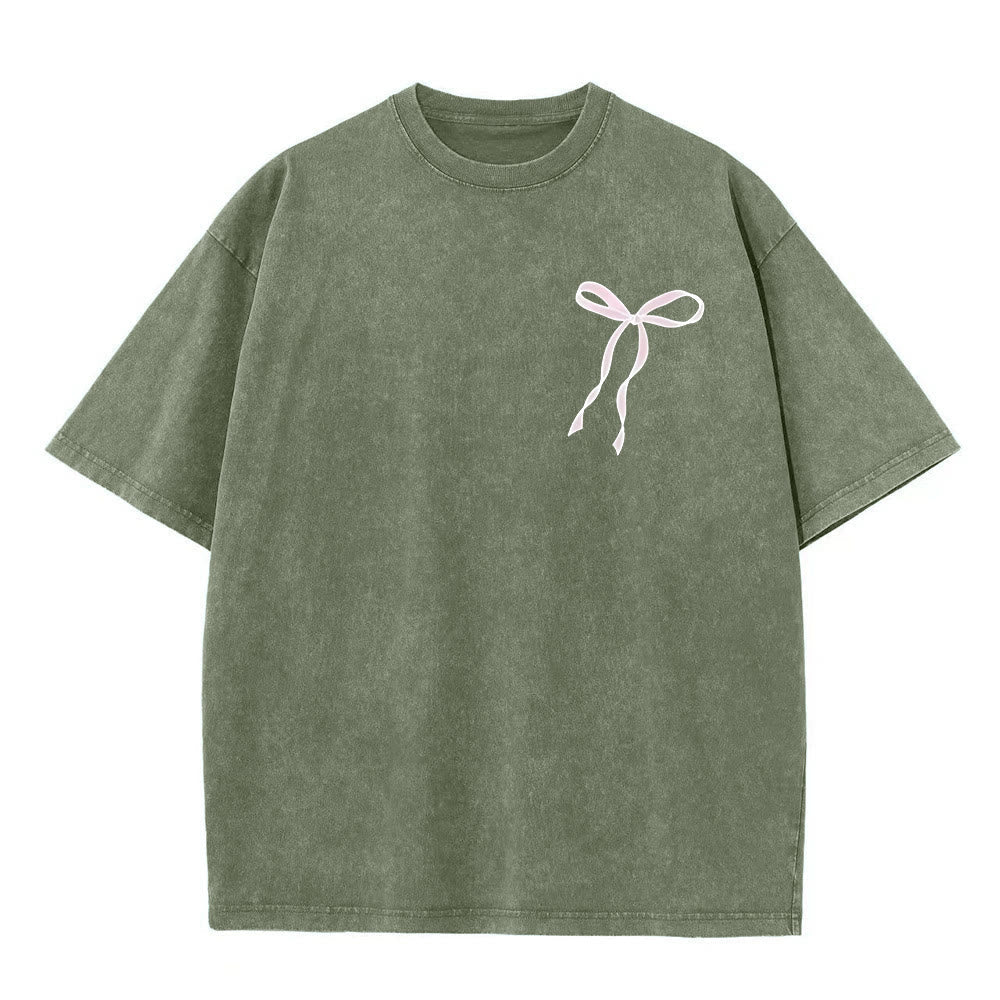 Christianartworkshop Faith Over Fear Unisex Washed T-Shirt