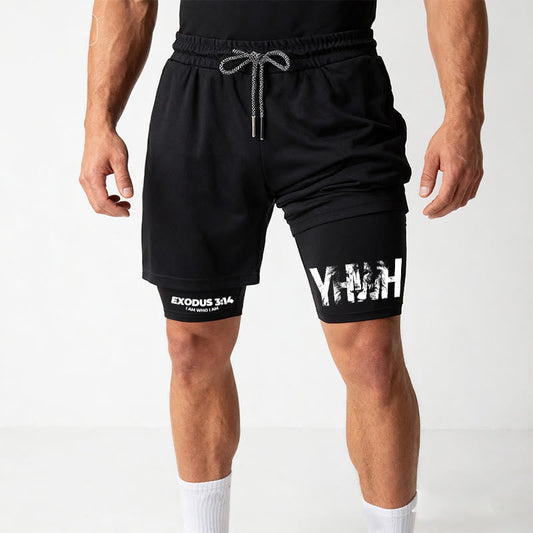 Christianartworkshop I AM WHO I AM Faith Performance Shorts