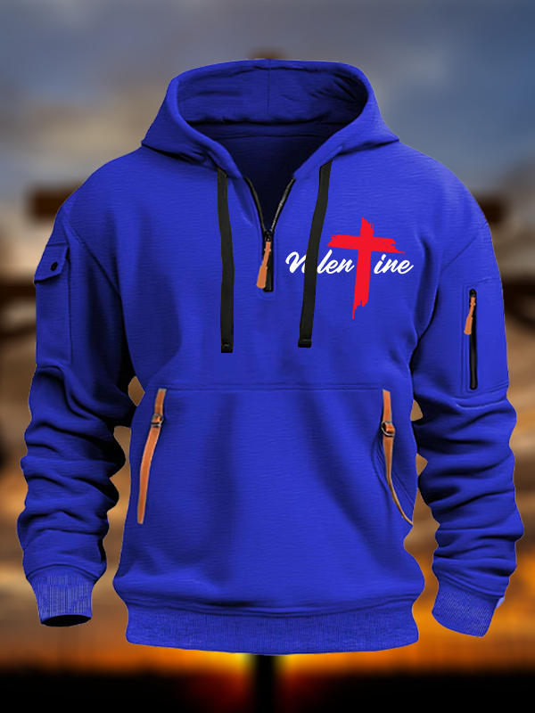 Valentine Jesus God Christian Zipper Hoodies