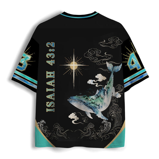 When You Pass Through The Waters Christian Mesh Jersey