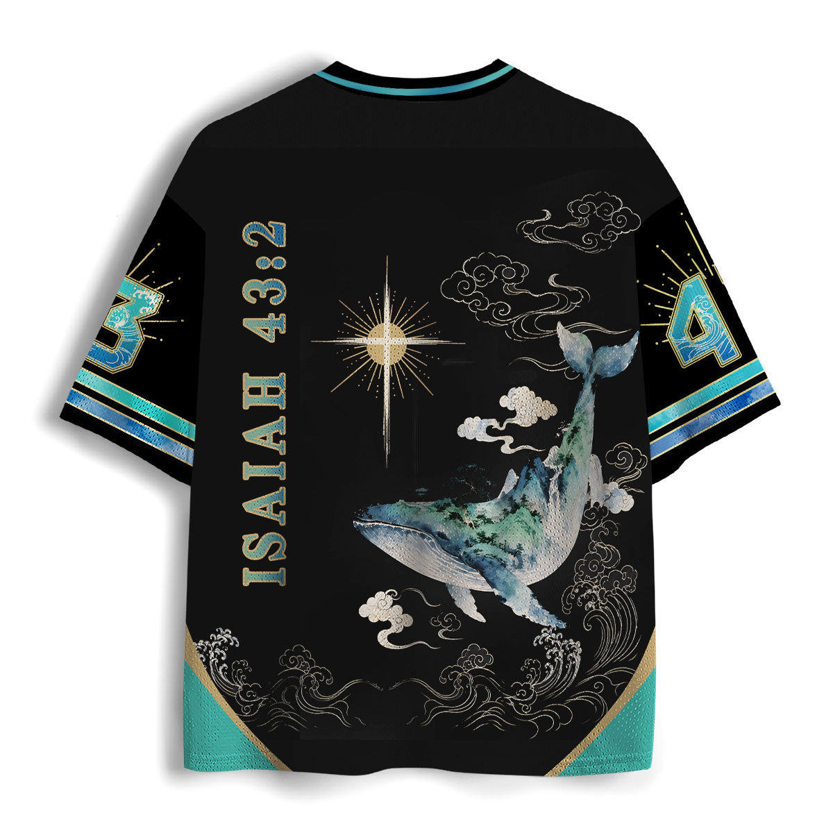 When You Pass Through The Waters Christian Mesh Jersey