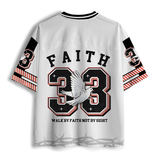Faith Over Fear Christian Mesh Jersey