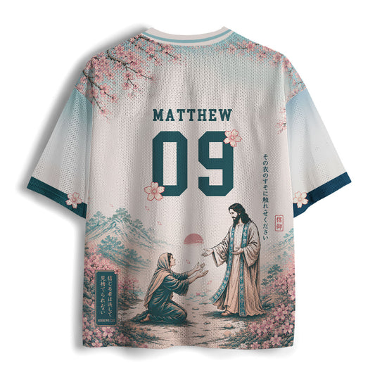 If You're Hanging On By A Thread Christian Mesh Jersey