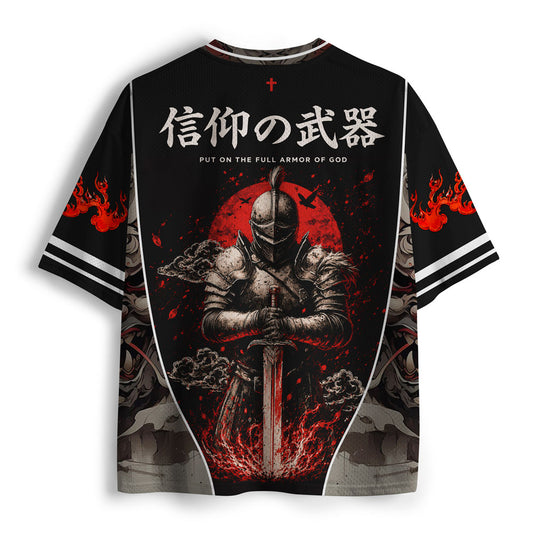 Take The Helmet Of Salvation Christian Mesh Jersey