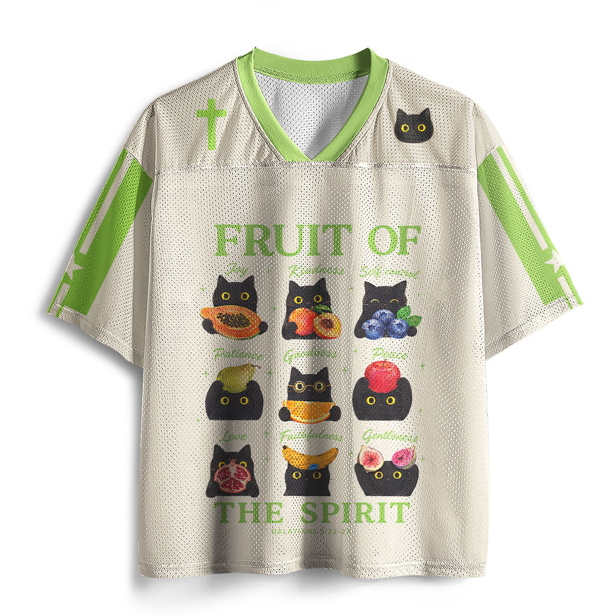 Fruit Of The Spirit Christian Mesh Jersey