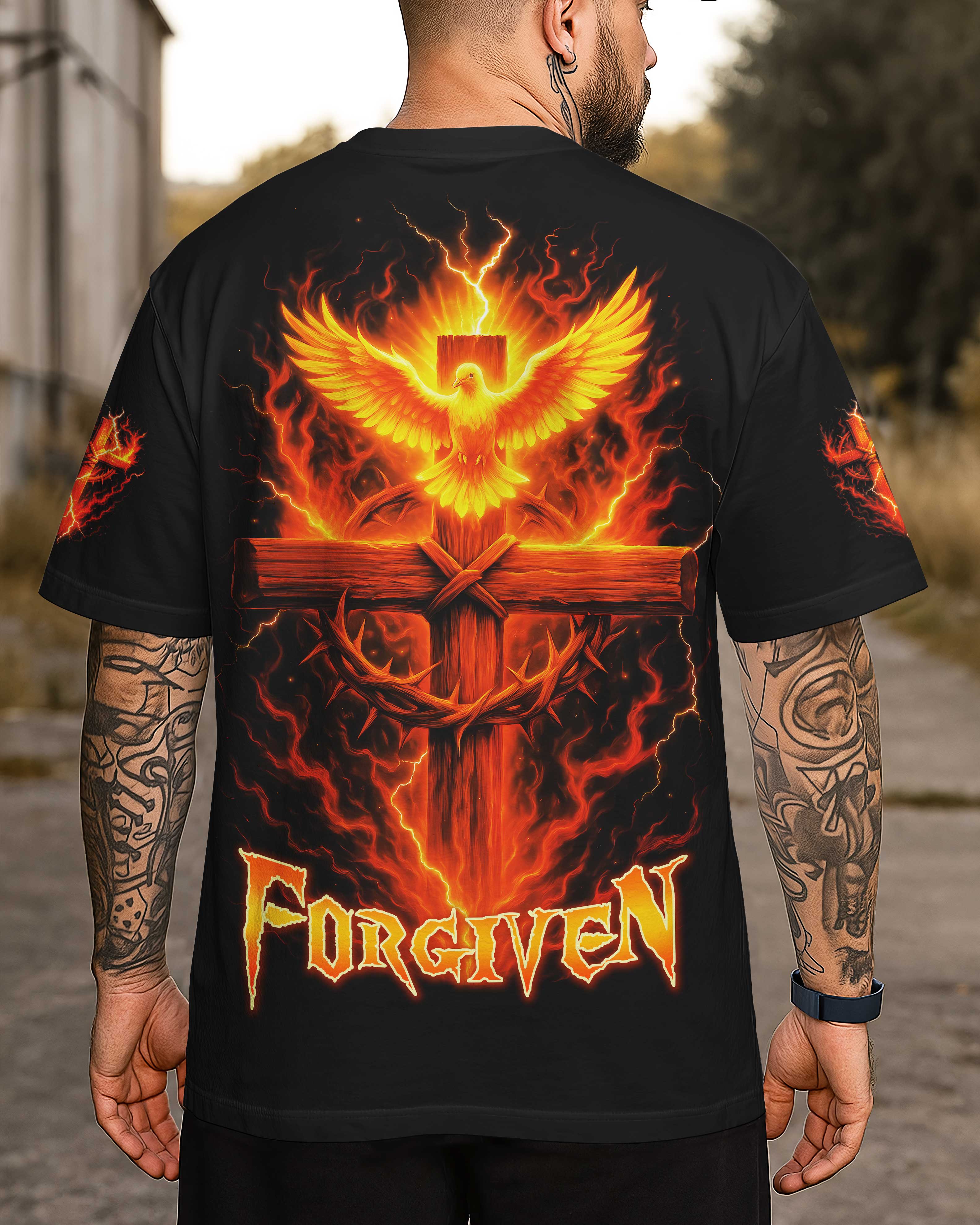 Forgiven All Over Print T-Shirt