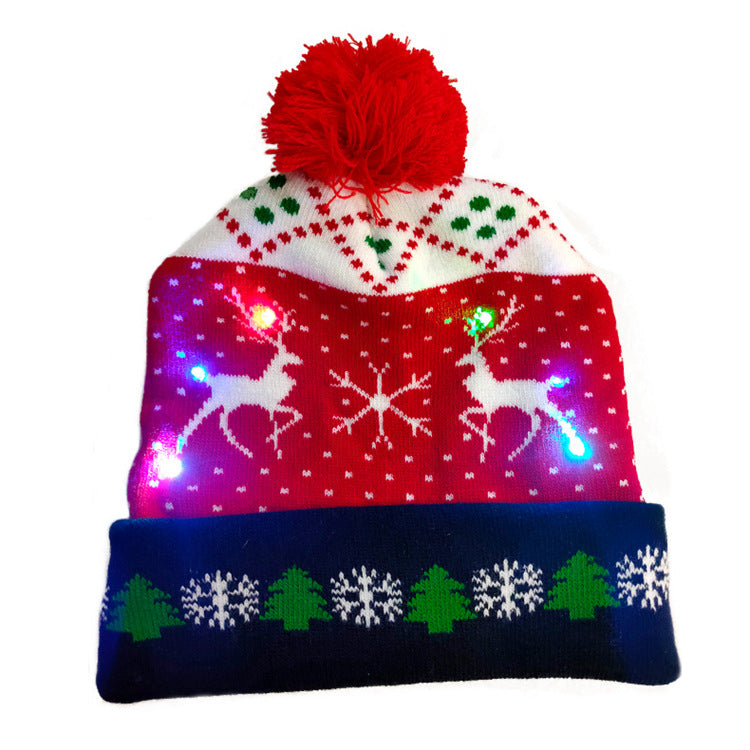 Christmas LED Flashing Lights Christmas Hat