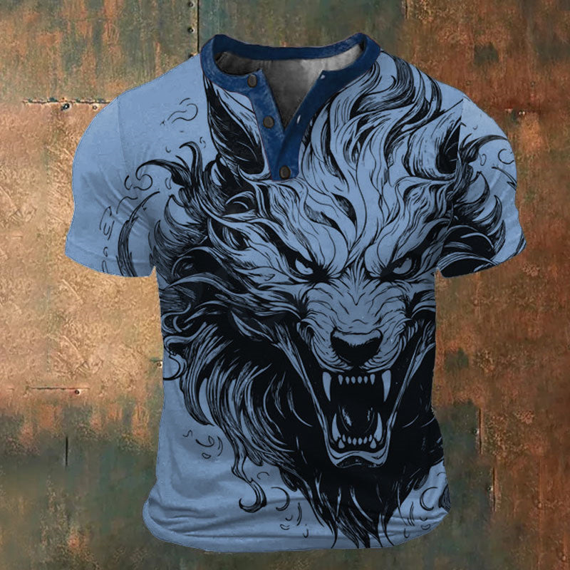 Animal Fashion Retro Vintage Classic Men's 3D Printed T-Shirt