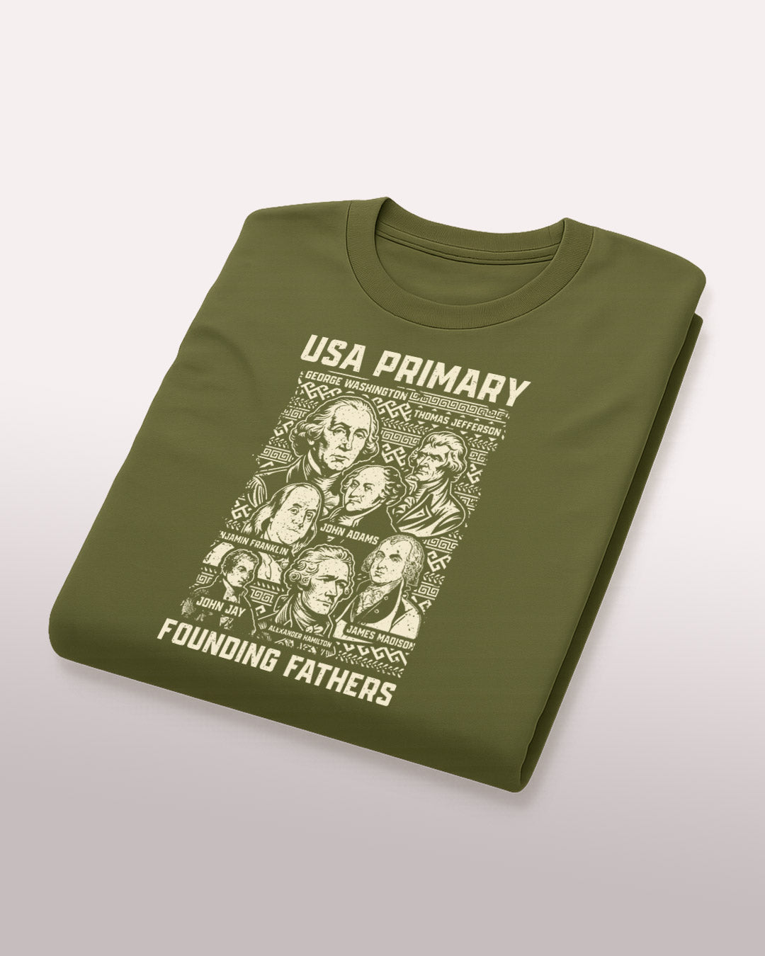 "USA Primary â Founding Fathers Ballot" Tee