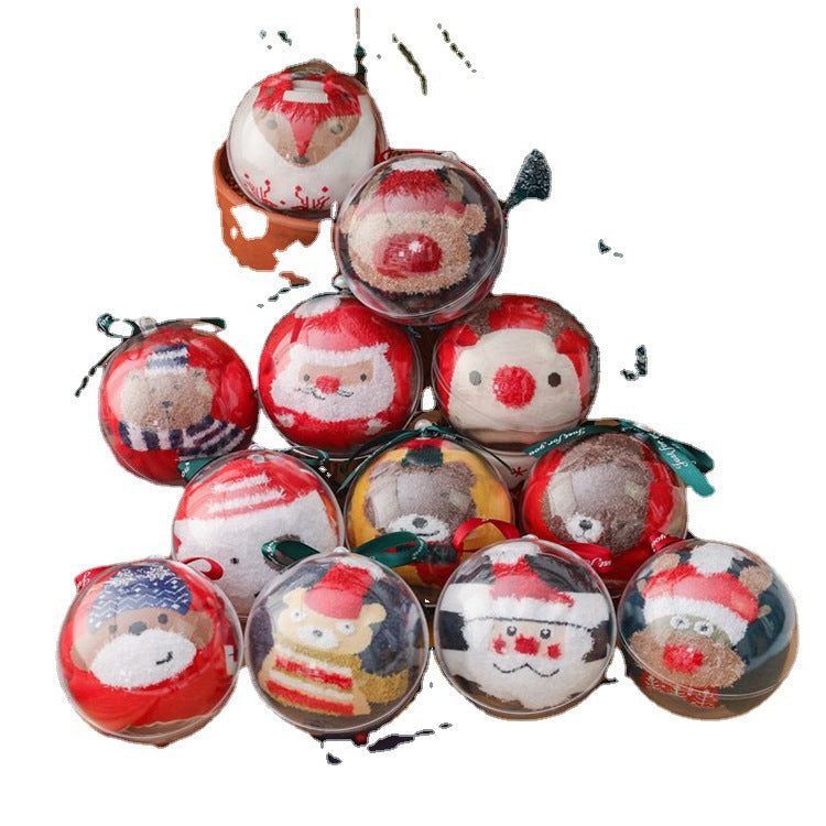 Christmas Gift Cartoon Christmas Decoration Ball Socks