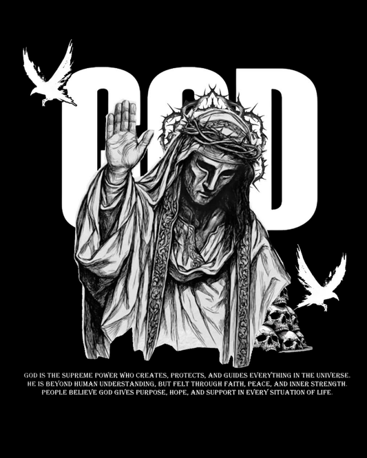 Christian Jesus God Graphic Tee Shirt