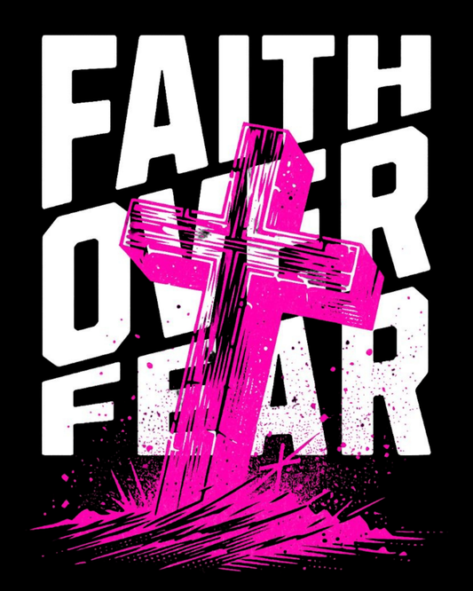 Faith over Fear, Christian T-Shirt