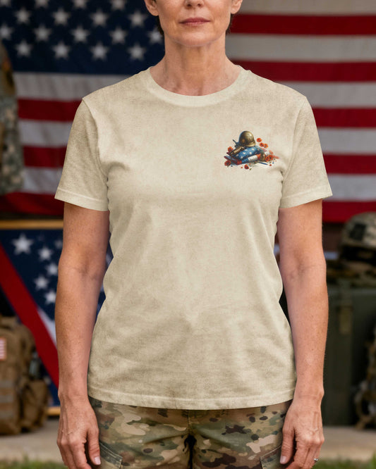 A Proud Veteran Guided by Grace Protected by God T-Shirt