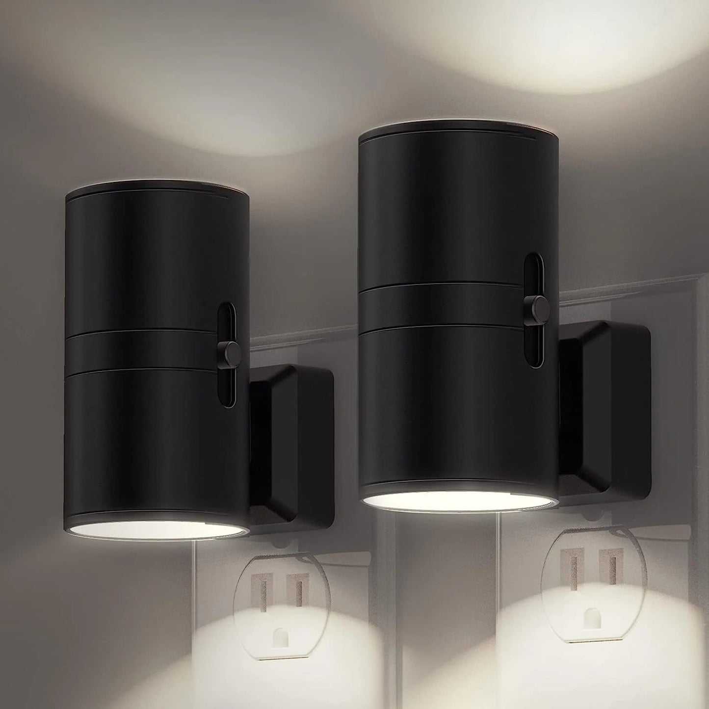 Plug-In Dimmable Night Light with Light Sensor
