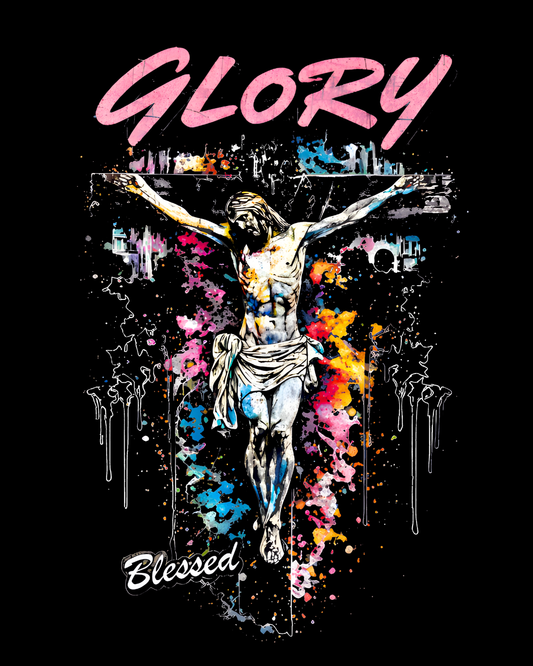 Christian Jesus Christ Glory Blessed Graphic Tee