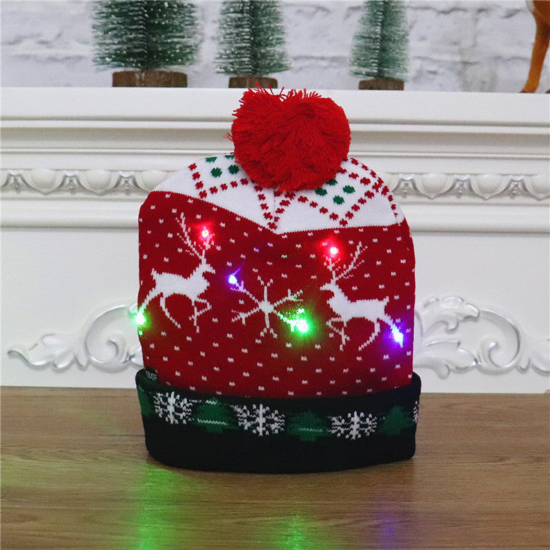 Christmas Party Casual LED Emits Light Christmas Hat