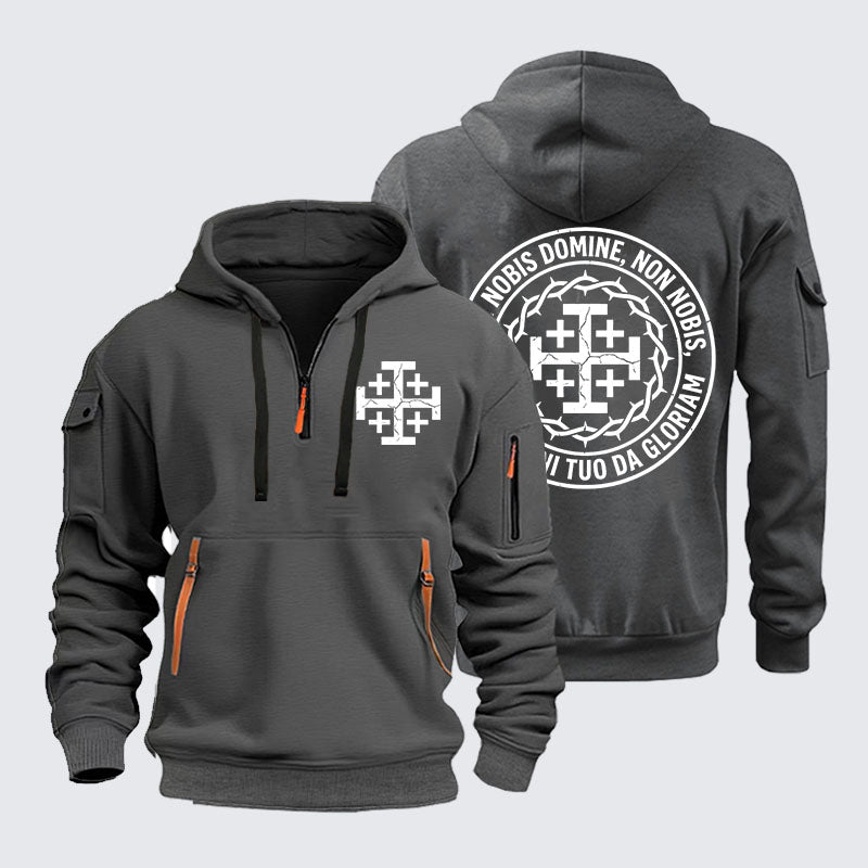 Zipper Hoodies - Non Nobis Domine, Non Nobis, Sed Nomini Tuo Da Gloriam