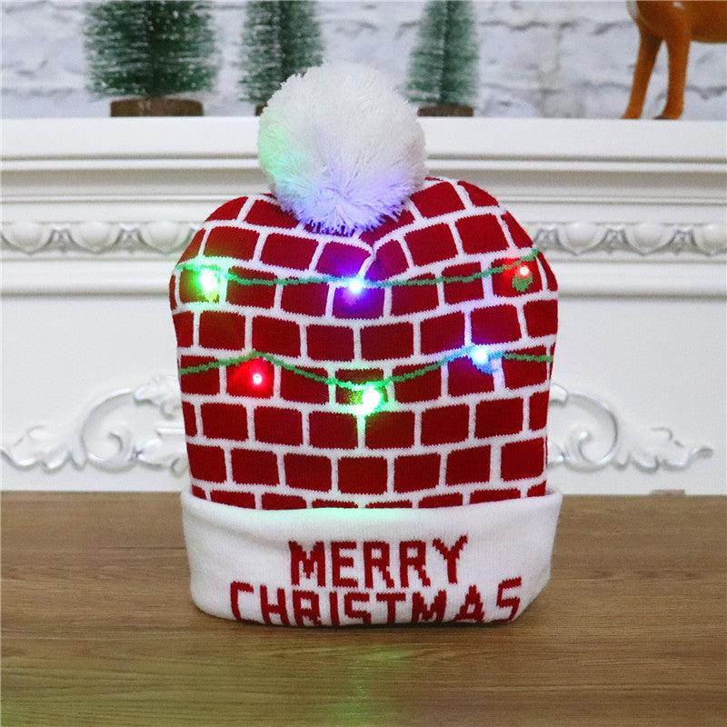 Christmas Party Casual LED Emits Light Christmas Hat