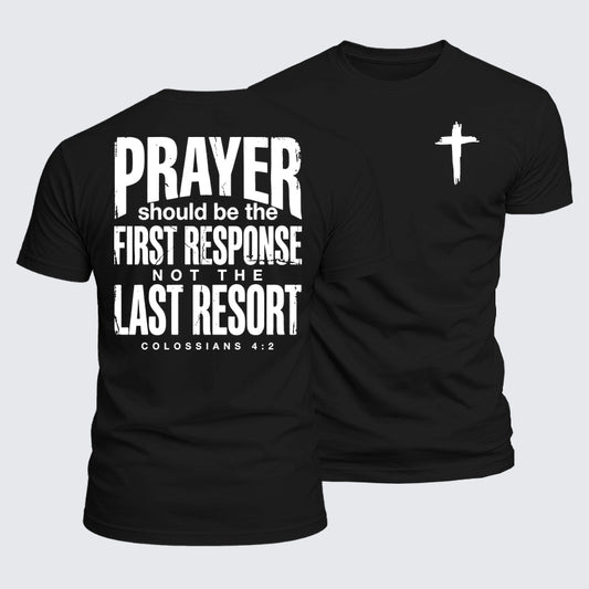 Luxe Mercerized Cotton Tee - Prayer First Response