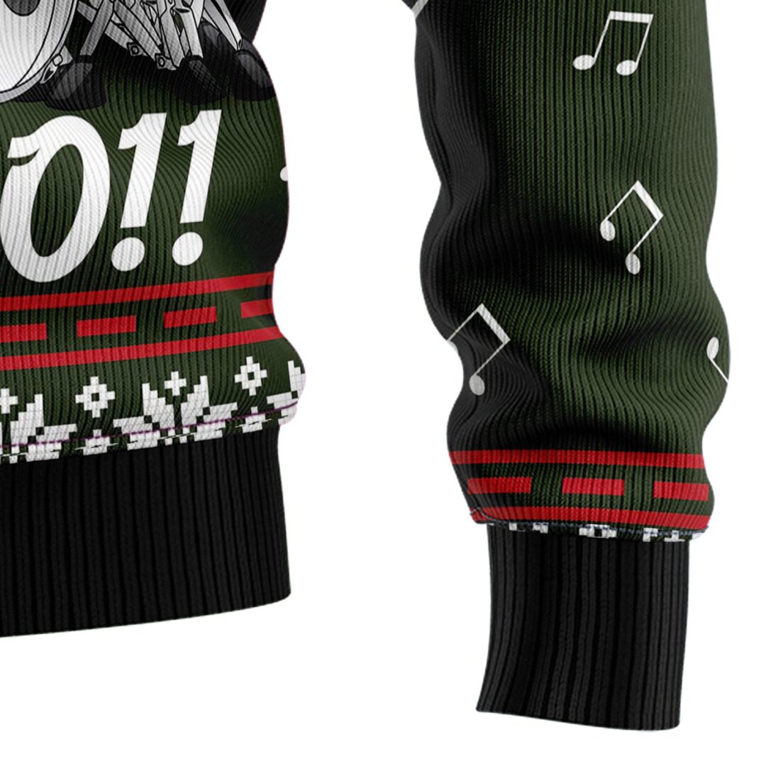 Drum Solo Ugly Christmas Sweater