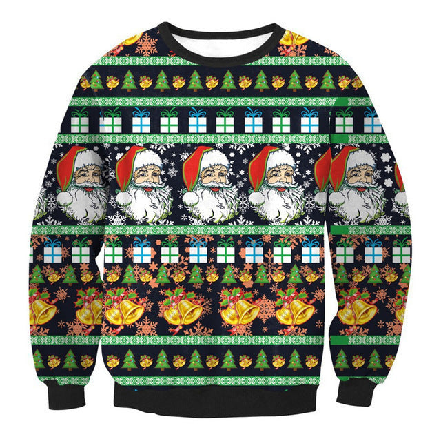 Unisex 3D Printed Christmas Sweatshirt