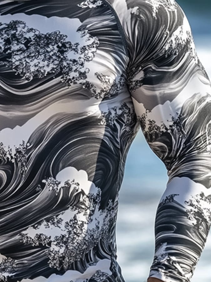 Men's Outdoor Sun Protection Breathable Cool Hooded Sun Protection Long Sleeve Top