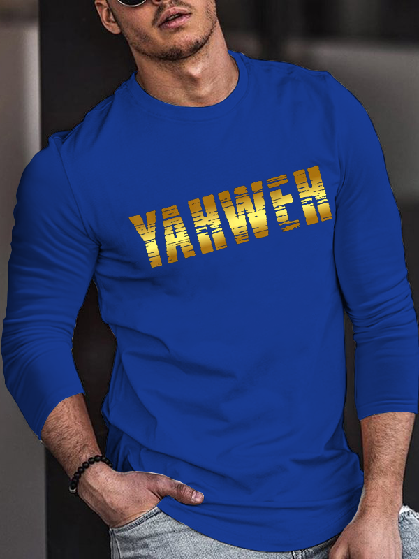 Yahweh Shirt Hebrew Israelite Judah Yah YHVH Elohim Yahuwah Long Sleeve T-Shirt