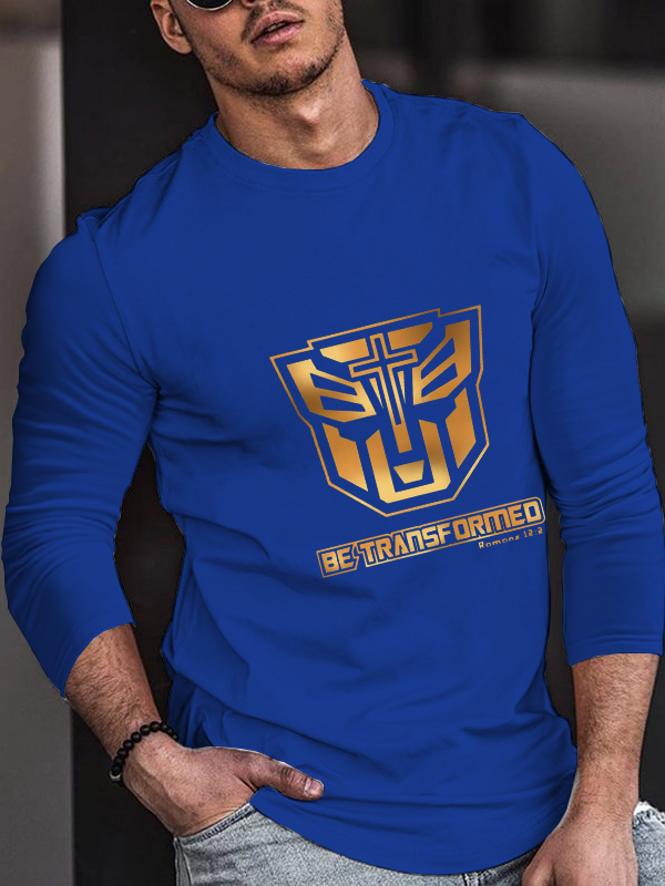 Be Transformed Christian Long Sleeve T-Shirt