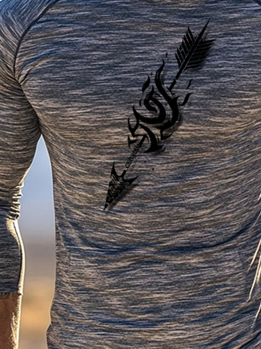 Men's Outdoor Sun Protection Breathable Cool Hooded Sun Protection Long Sleeve Top